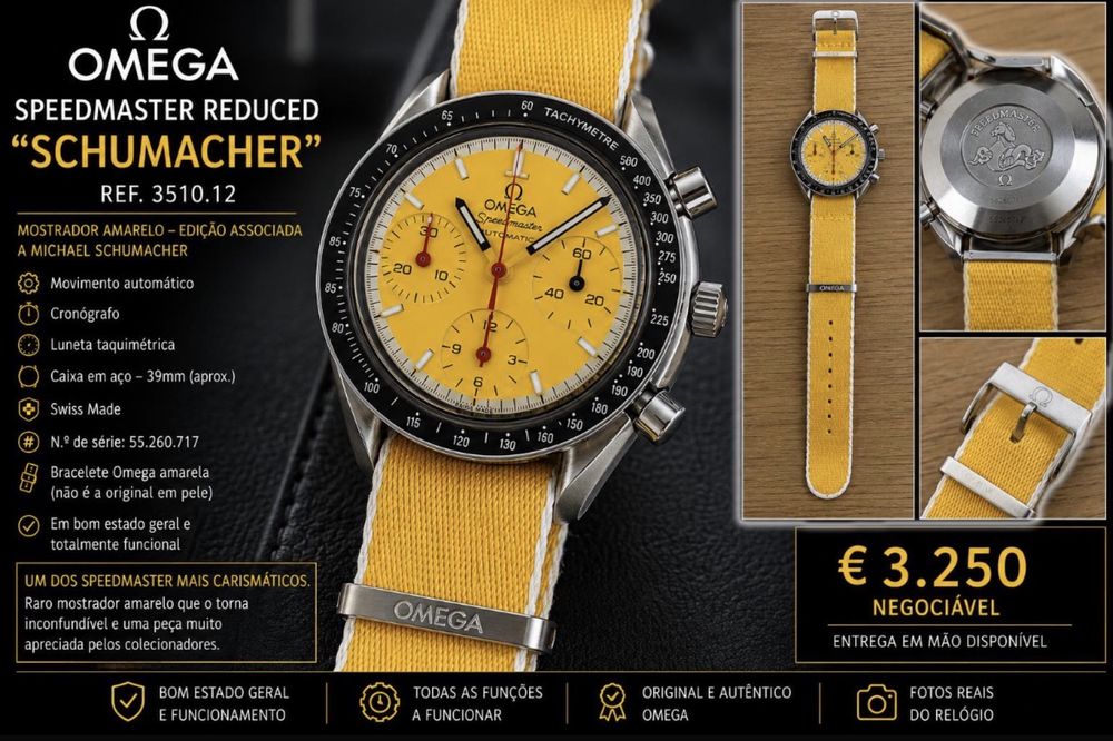 Relogio Omega Shumacher