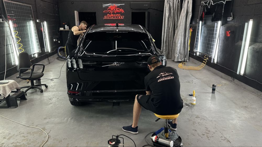 Шлифовка и Полировка фар, Поклейка бронепленкой фар и зоны рисков