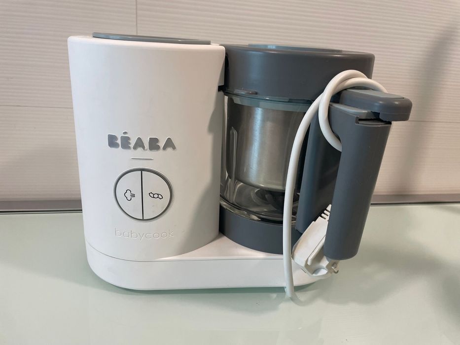 Béaba baby cook branca e cinzenta