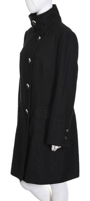 C&A YESSICA czarny wełniany płaszcz damski 52% wełna r. 46