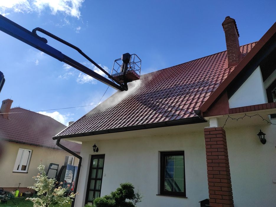 Mycie dachów każdego rodzaju
