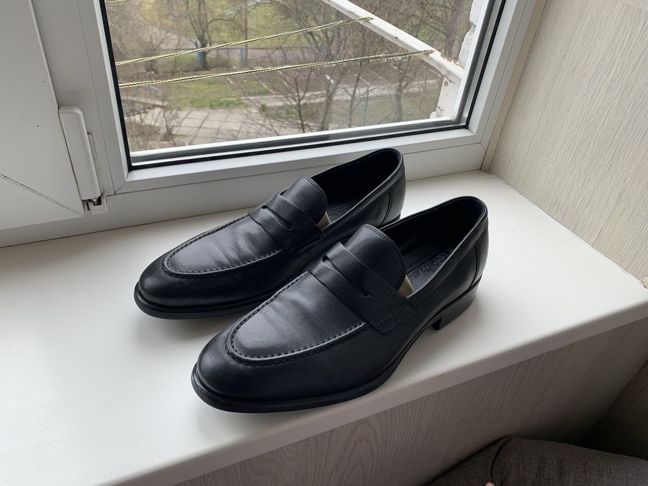 Лофери Ecco оригінал натуральна шкіра (екко, мешти, туфлі)