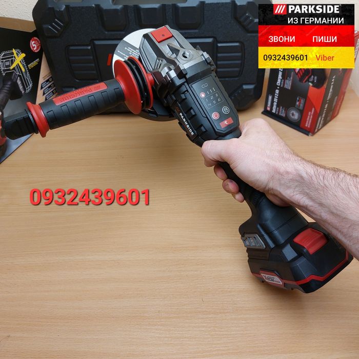 Бесщёт. Аккум УШМ болгарка 125 мм из ГЕРМАНИИ Parkside PWSAP 20 E5 F6