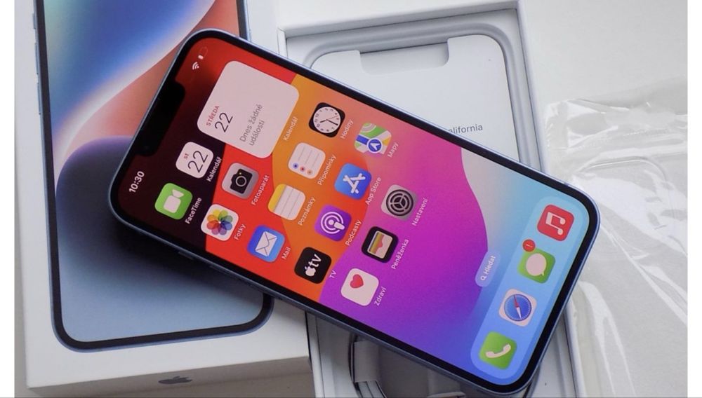 Iphone 14 blue stab idealny