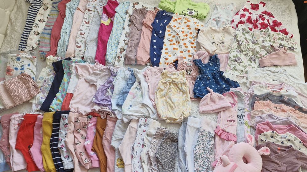 Paka ubranek dla dziewczynki 62 68 56