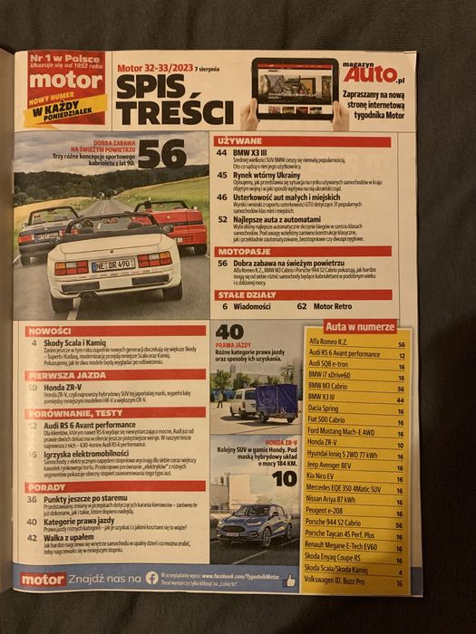 Tygodnik Motor (numer 32-33/2023) 3659/3660 - nowy