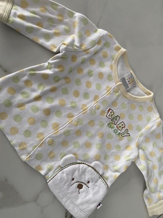 Bawełniana rozpinana bluza dla niemowlaka 3-6 miesiąca