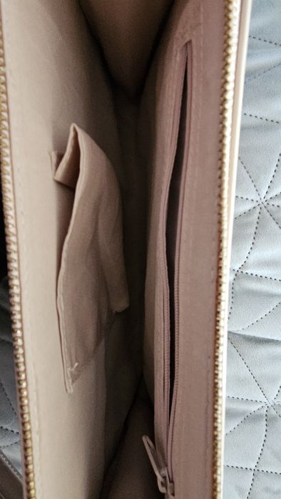 torebka / kopertówka wymiary ok. 28x18 cm beżowa