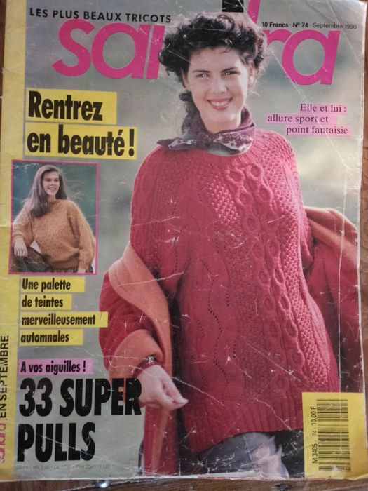 Revista de tricô Sandra n74