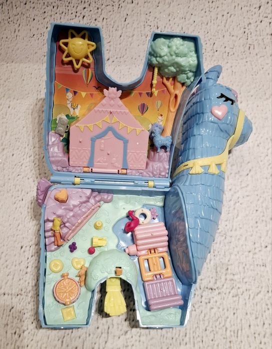 Polly Pocket zestaw walizka lama