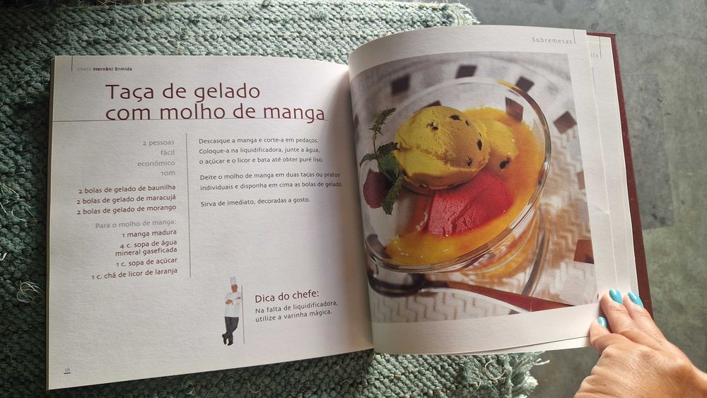 Livro "A Arte de Cozinhar, fácil para Homens), do chefe Hernâni Ermida