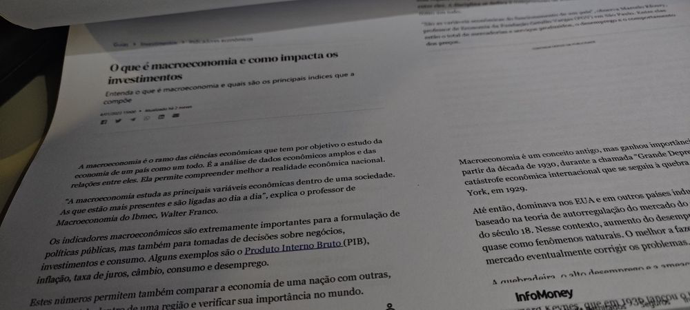 Macroeconomia - testes