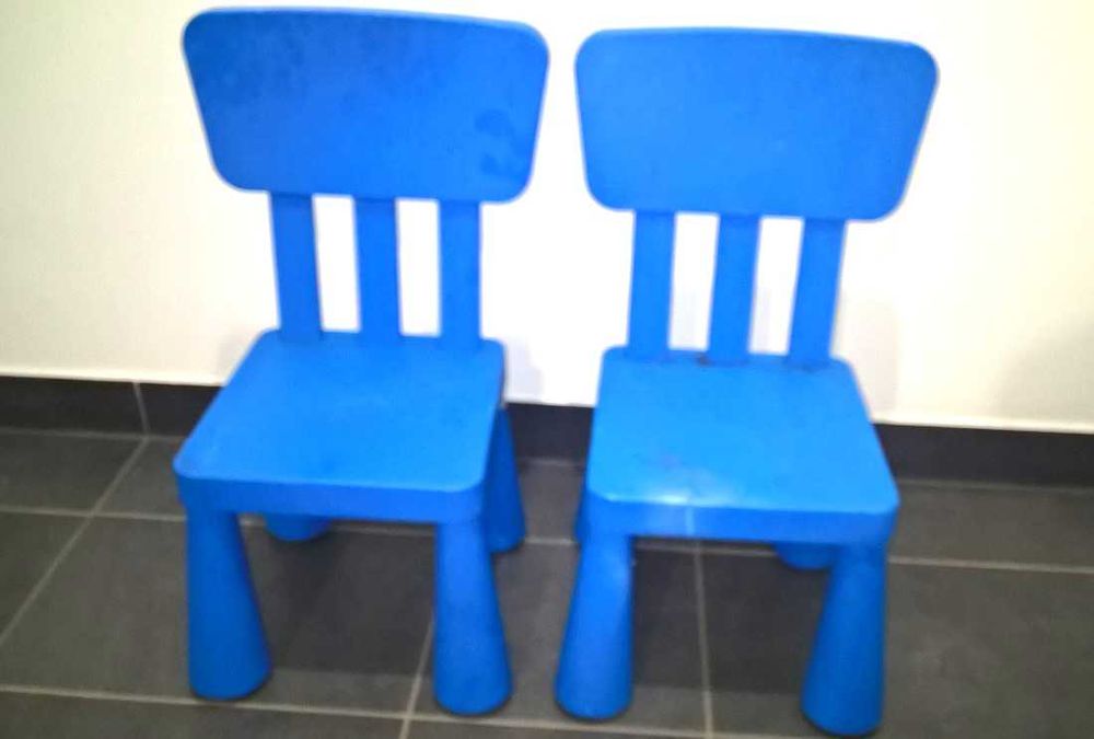 PRZEŚLICZNE - krzesełka dziecięce  - jak NOWE