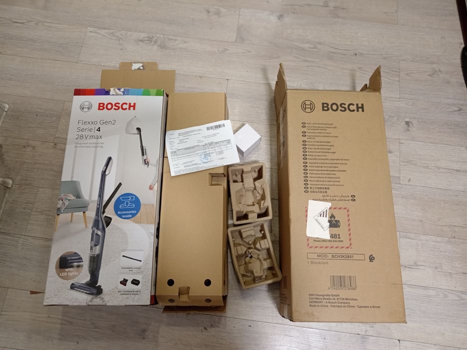 Коробка пилососа Bosch Flexxo