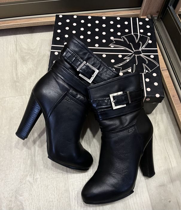 Шкіряні зимові чоботи atizzare розмір 38