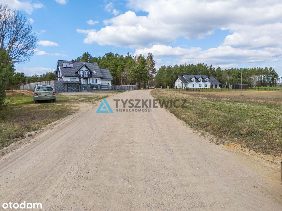 Działka 2458 m² z WZ na 2 domy 5 km od jeziora