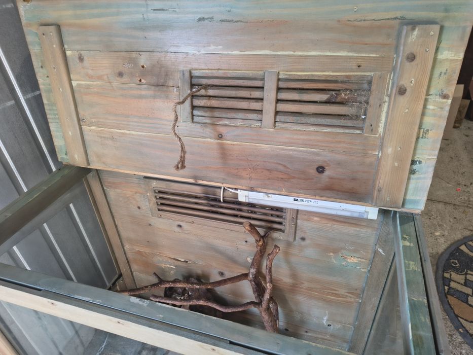 Terrarium plus wyposażenie