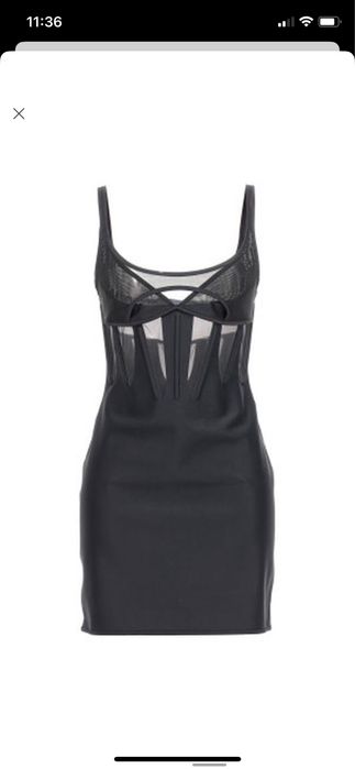 Сукня mugler, корсетна сукня