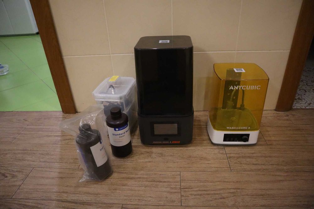 anycubic photon mono 4 ultra, washing cure, 2кг смоли