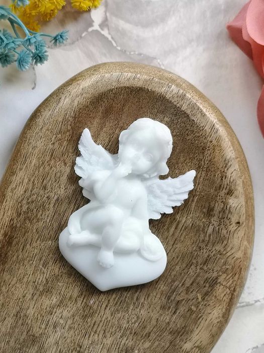 Mydełko zapachowe Anioł podziękowanie KOMUNIA chrzest ANIOŁEK upominek dla gości 10szt