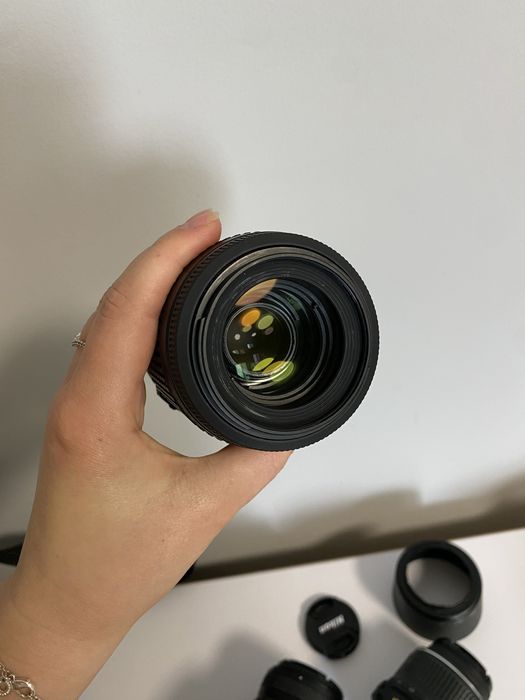 Nikon D3200 + 3 об’єктиви (18–55 / 50mm / 55–200)