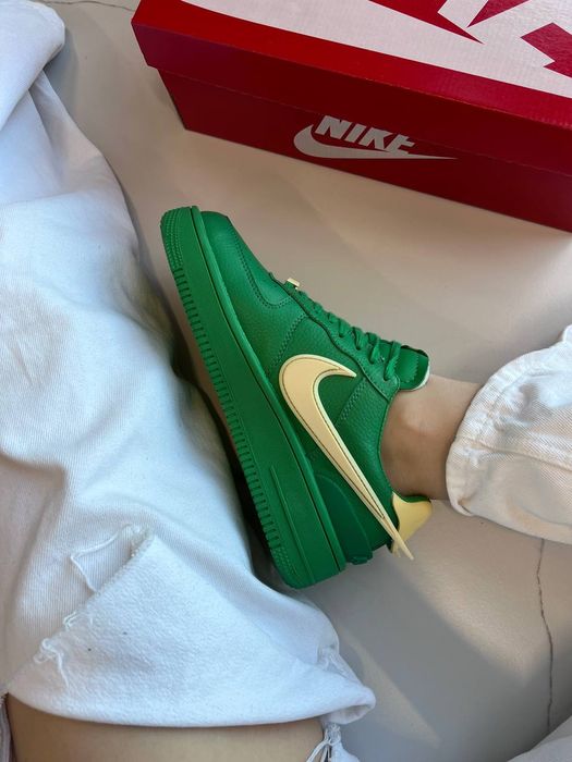 Кросівки Кроссовки Nike Air Force 1 Low x Ambush Pine Green Зелёный Зелений Кросовки демісезон