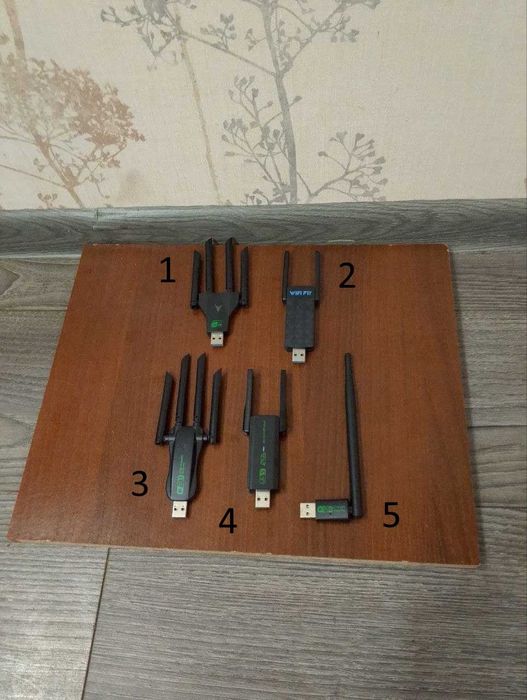 USB  wifi адаптеры 2.4 ГГц + 5  ГГц