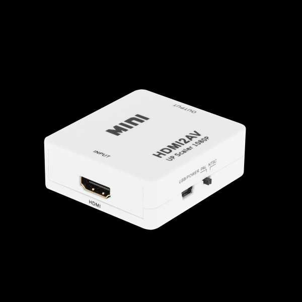 Konwerter sygnału gniazdo HDMI - gniazdo AV - CHINCH CVBS + AUDIO