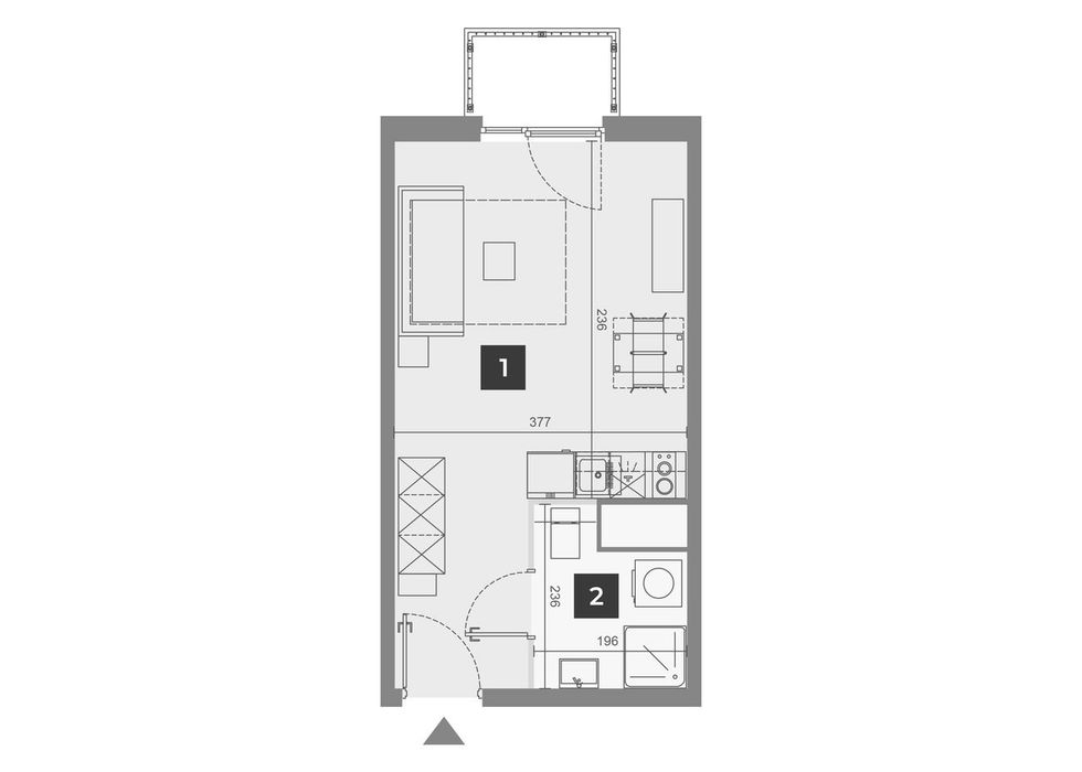 Nowoczesne studio z balkonem | Bonarka | Pets friendly