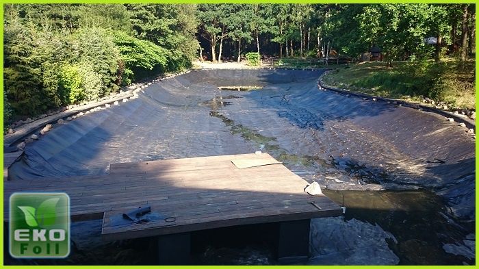 Folia do oczek wodnych stawów zbiorników wodnych GEOMEMBRANA | EKOFOLL