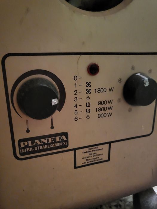 Grzejnik elektryczny Planeta dwie sztuki