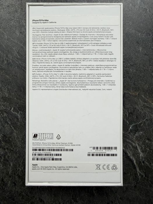 iPhone 15 Pro Max 512 GB