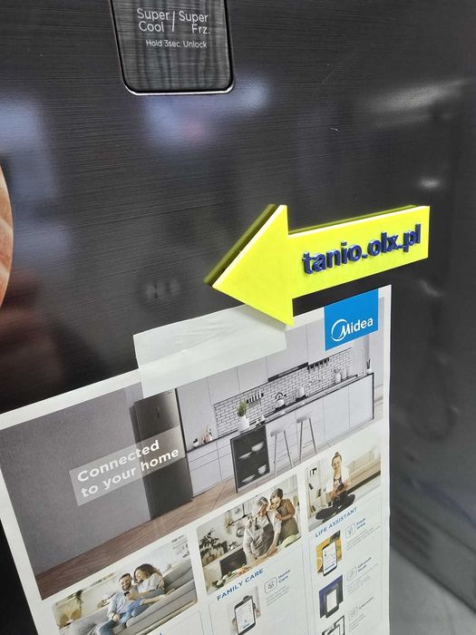 OUTLET nowa Midea lodówka MDRB521MIC28 NoFrost gwar 2 lata Y5