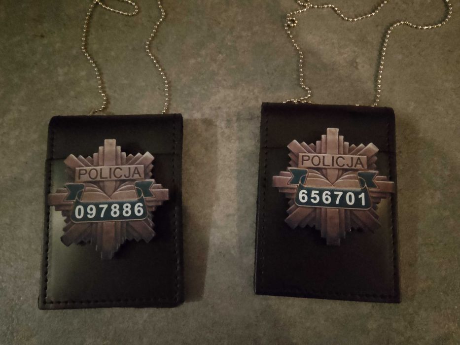 Odznaki Policyjne 2 sztuki komplet Nowe!!!
