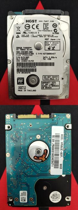 Dysk HDD 2.5 HGST 500Gb
