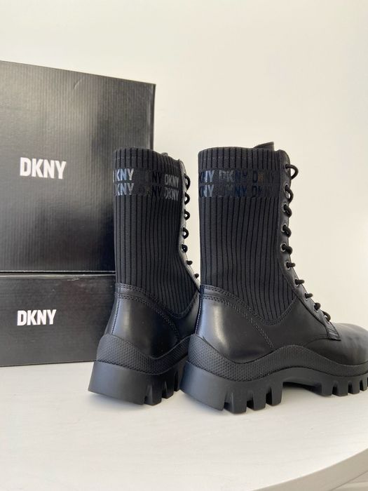 DKNY женские кожаные ботинки ДКНУ Жіночі шкіряні черевики ботінки
