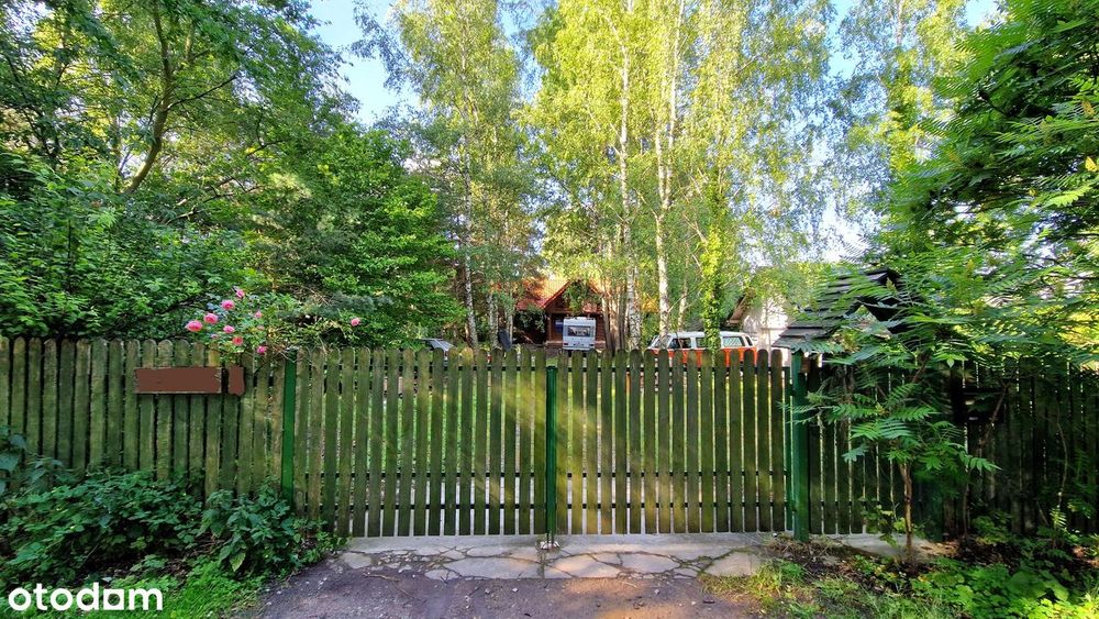 Wyjątkowy drewniany dom pod Warszawą działka 2700m2