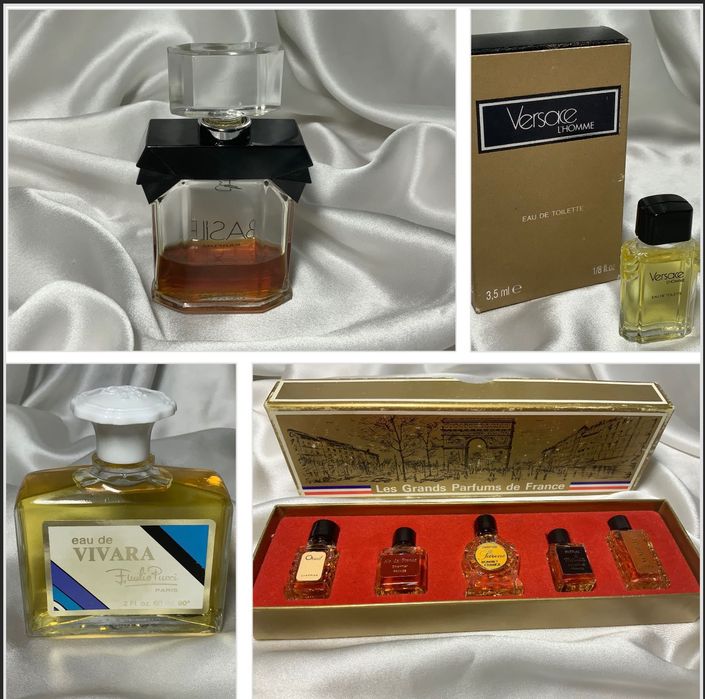 Fidji Arden Aquazur Pucci Lancom Ispahan Balman Givenchy Basil Versace