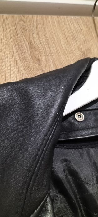 Płaszcz skórzany męski,ocieplany,rozm.XXL