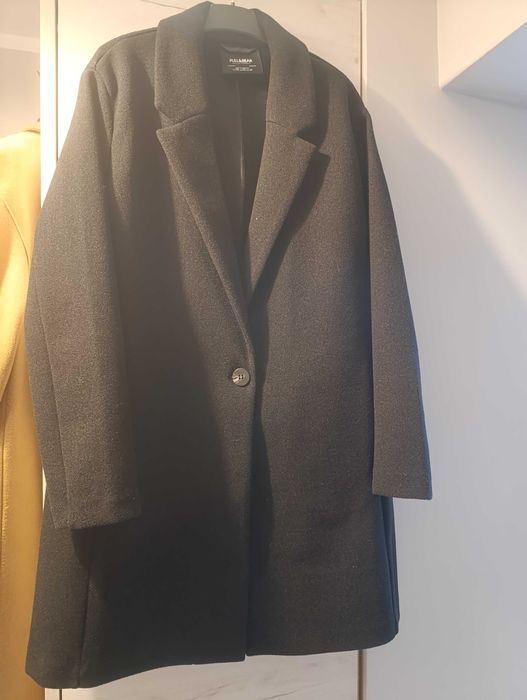 Płaszcz czarny damski Pull&Bear XS