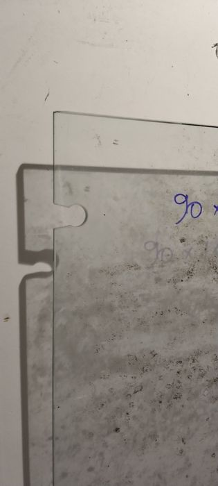 Vidro grande temperado