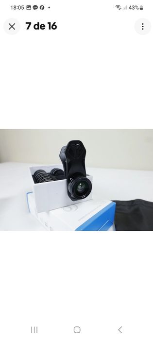 Kit de lentes de câmera para smartphone