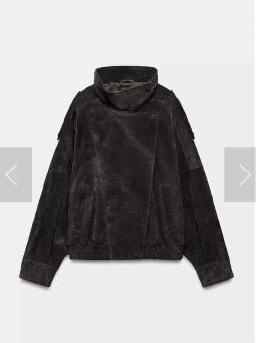 Натуральна замшова куртка Zara нова. В наличии