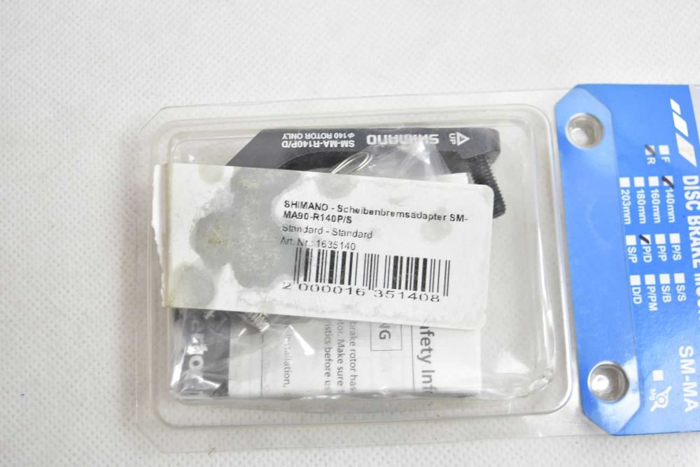 NOWY adapter SHIMANO sm-ma-r 140 p/d !