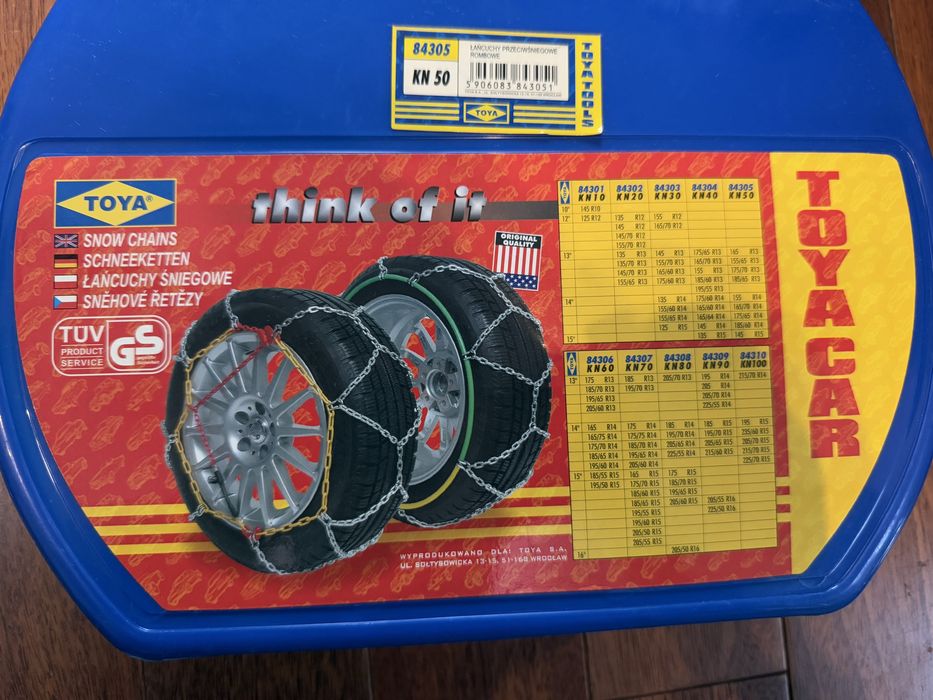 TOYA Łańcuchy śniegowe rombowe KN 50