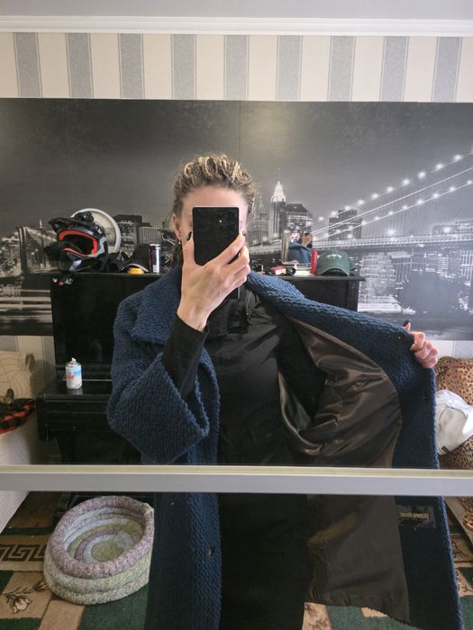 Жіноче пальто oversize з вовною як нове розмір S, M