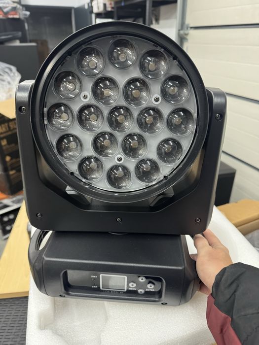 Glowa ruchoma 19x15w ring 2025 plus cto max wersja ostatnia sztuka
