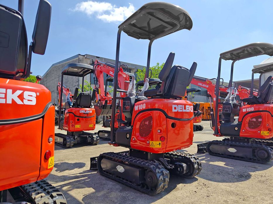 Mini escavadora de rastros giratória 1Ton.- M100 - ENVIO + IVA INCLUSO