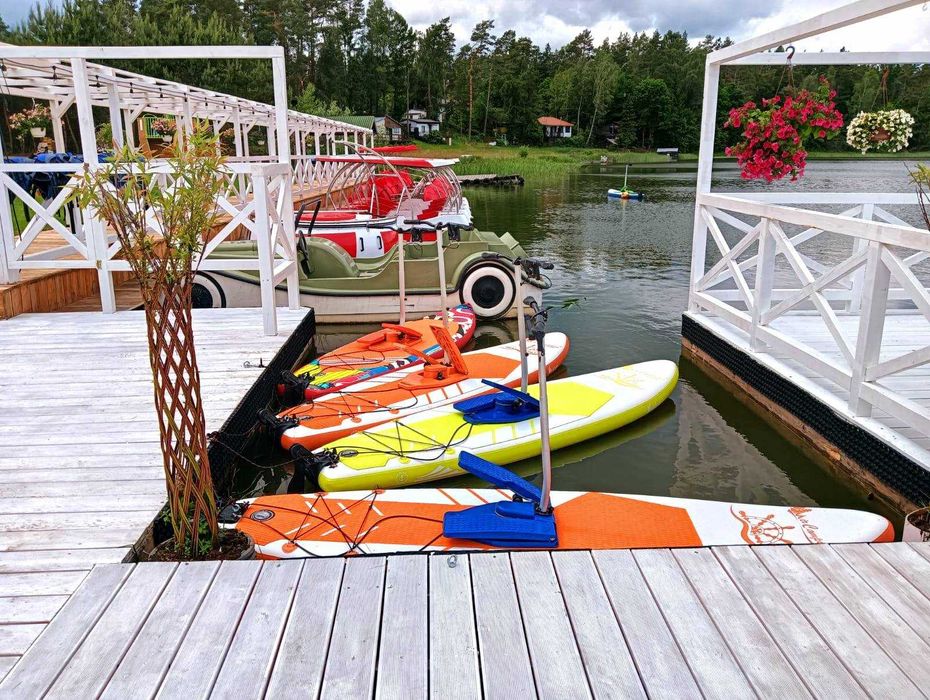 DOM nad jeziorem. Kaszubska Wenecja. 10 osób. Sauna, Balia