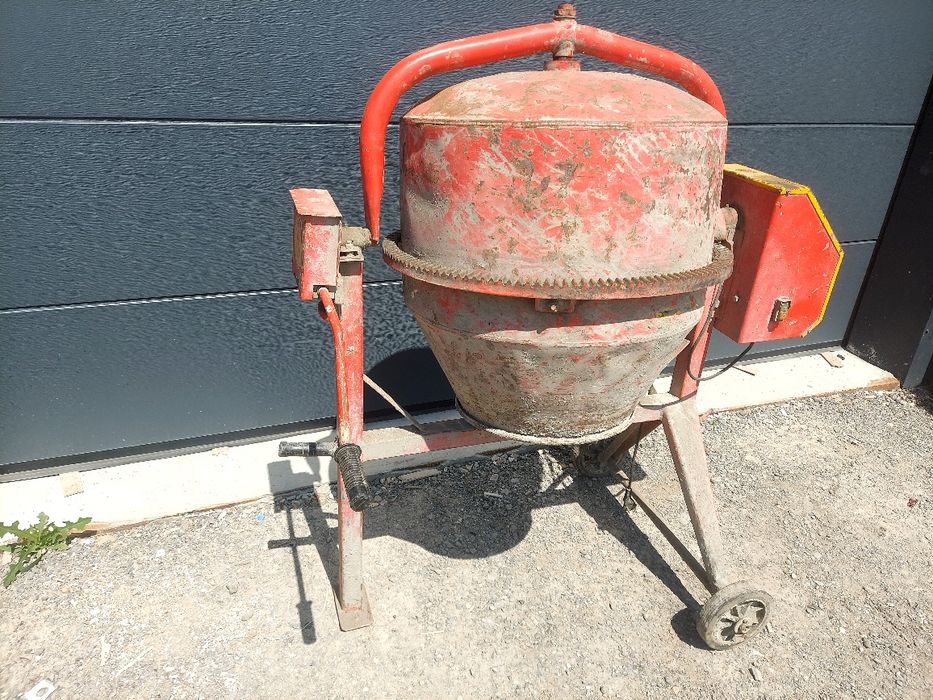 Betoniarka 230v Defro 190 dm3 Mieszalnik Na Korbkę Transport